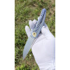 ШЕВРОН (Chevron) ексклюзивний складний ніж ручної роботи KUSTOM KNIVES - RWL-34™ 61-62 HRC
